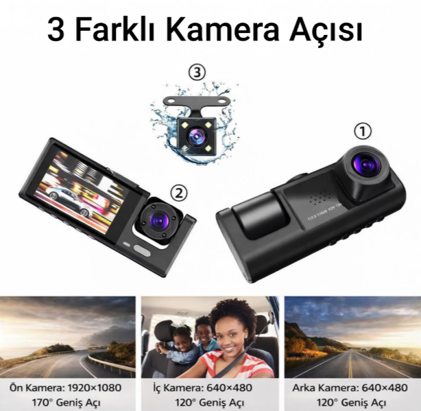 HD 1080P Araç Kamerası