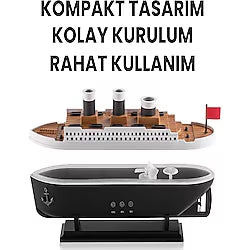 Hava Nemlendirici Işıklı Titanik Gemi Oda Kokusu Difüzör